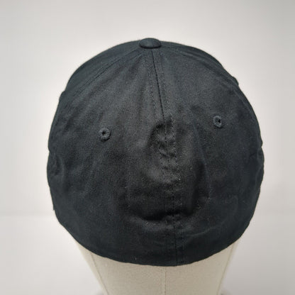 LinkUS Energy Fitted Hat Black One Size Embroidered 6 Panel Flexfit Yupoong