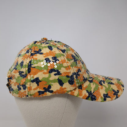 Unbranded Strapback Hat Camouflage One Size Adjustable Sequin 6 Panel