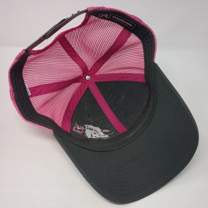 Richardson Snapback Mesh Back Trucker Hat Multi One Size Embroidered Cow