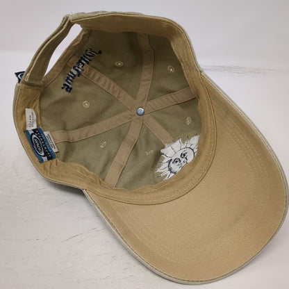 Ouray Sportswear Sun Valley Sun Face Beige Baseball Cap One Size Hat Strapback