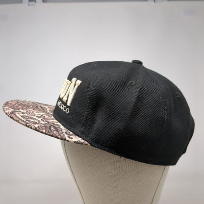 Cancun Mexico Snapback Hat Multicolor One Size Adjustable Paisley