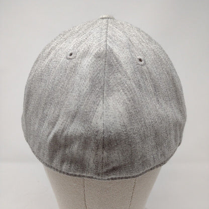 Idaho Gun Fitted Hat Gray 7 1/4-7 5/8 Embroidered 210 Fitted 6 Panel