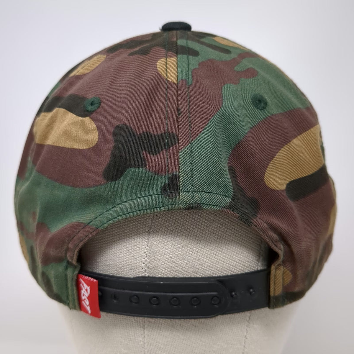 Fasthouse Snapback Hat Green One Size Camo Haulin Ass Flat Bill Patch Moto