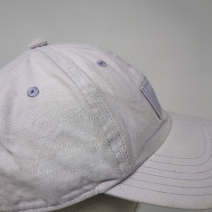 Adidas Slideback Hat Purple One Size Adjustable Patch Vented Holes Cotton
