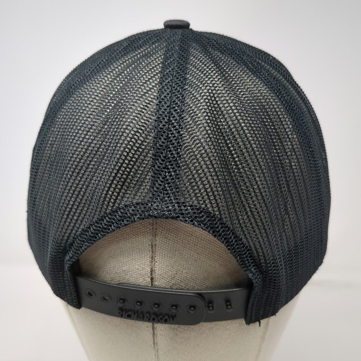 Richardson Trucker Hat Black One Size Simplot Gpower Solutions Snapback