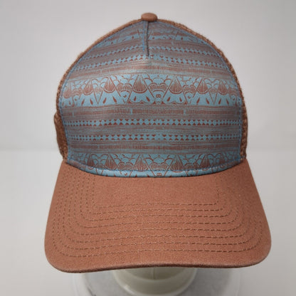 prAna Roots Studio Trucker Hat Multicolor One Size Mesh Back Geometric