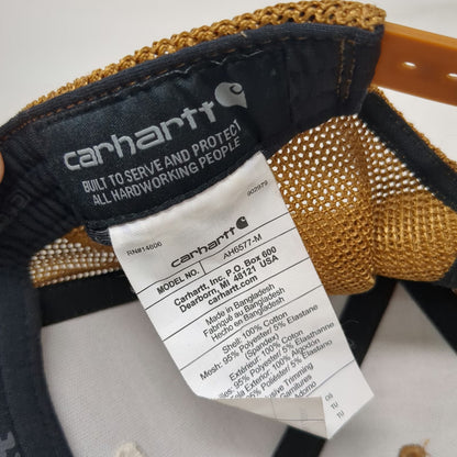 Carhartt Trucker Hat Brown One Size Boise Co-op Market Snapback Mesh Back