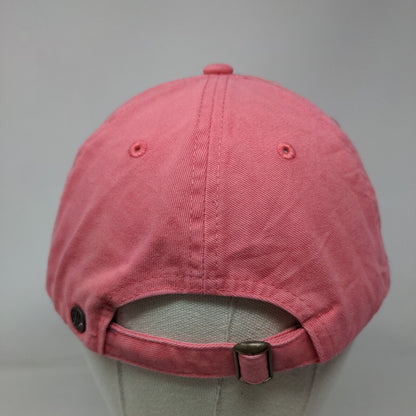 BGD Slideback Hat Pink One Size Adjustable Embroidered 6 Panel Marley Lilly