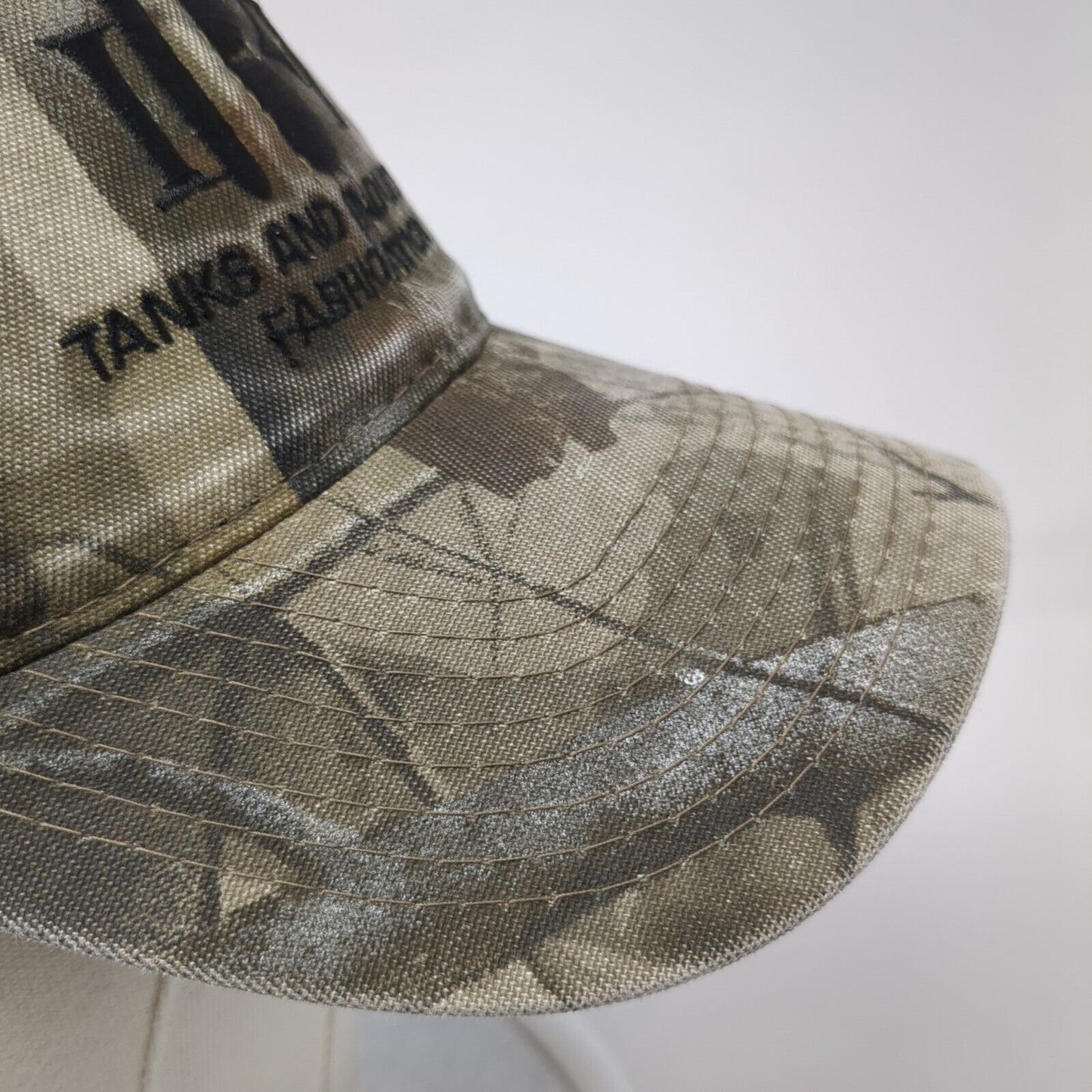 Tanks And Industrial Fabrication Strapback Hat Camo OS Realtree Port Authority