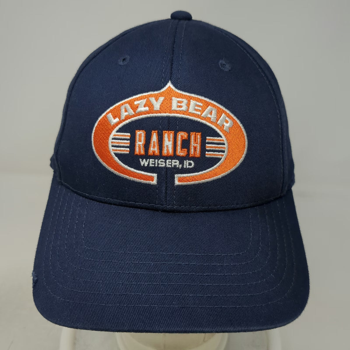 OTTO Baseball Cap Blue One Size Strapback Lazy Bear Ranch Weiser Idaho Logo Hat