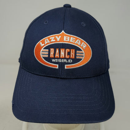 OTTO Baseball Cap Blue One Size Strapback Lazy Bear Ranch Weiser Idaho Logo Hat