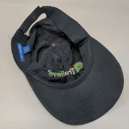 Trulieve Strapback Hat Black One Size Embroidered Breathable Port Authority