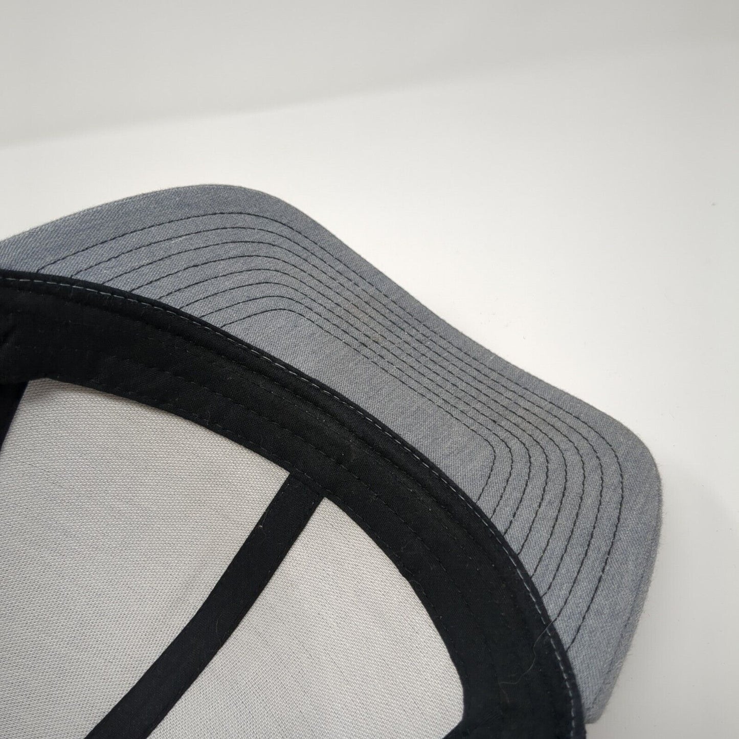 Pacific Headwear Snapback Trucker Hat Gray One Size Adjustable Mesh Back