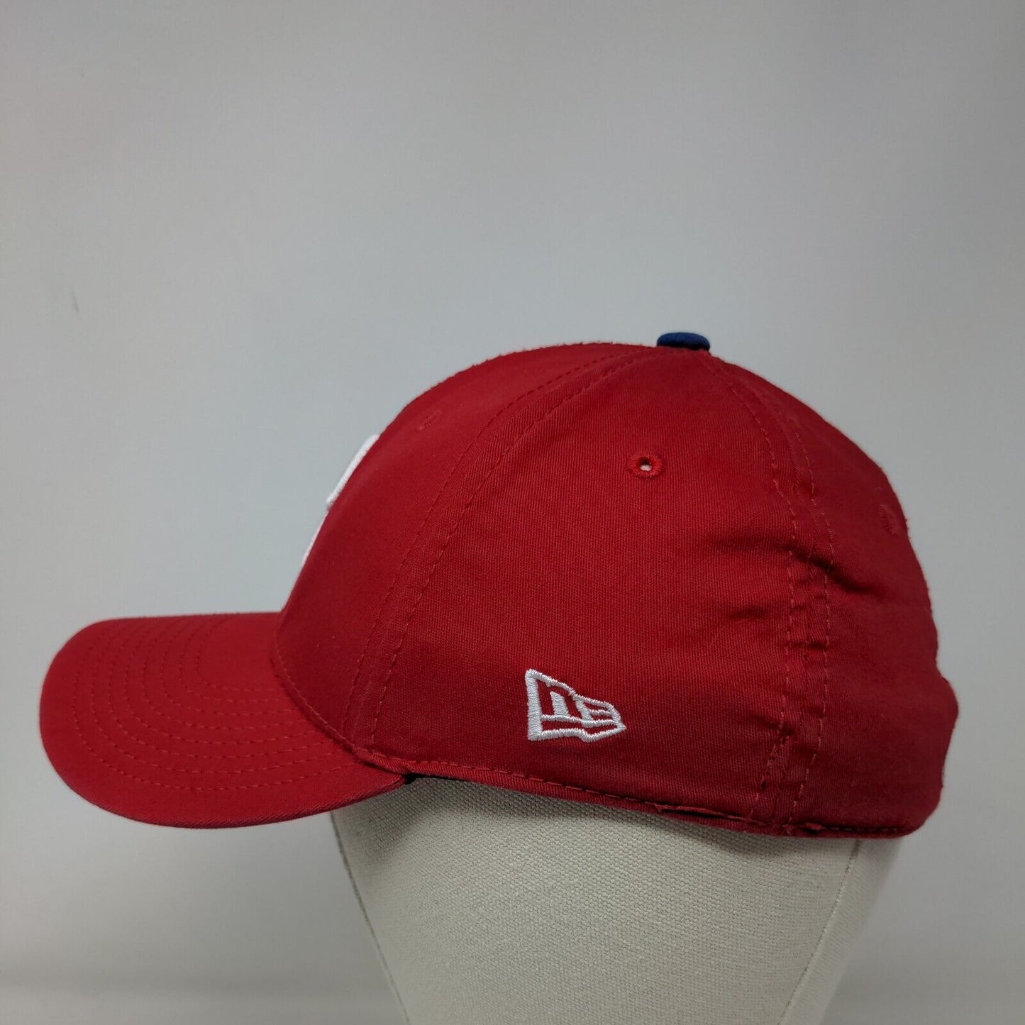 New Era Boy's Fitted Hat Red Embroidered Philadelphia Phillies 39Thirty Logo
