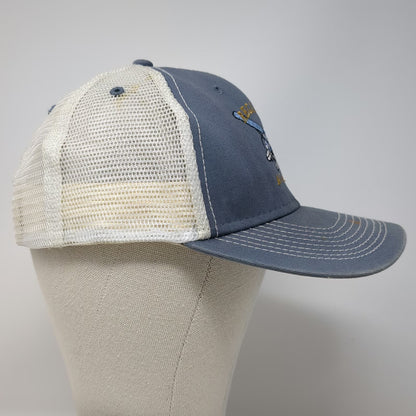 Ouray Regal Air Alaska Seaplane Trucker Hat Blue One Size Snapback Mesh Design