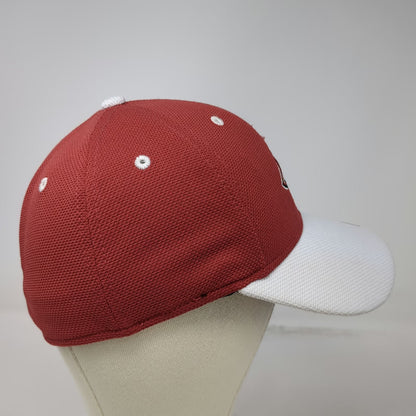 Reebok Phoenix Coyotes NHL Red White Cap M Center Ice Stretch Fit Hat Graphic