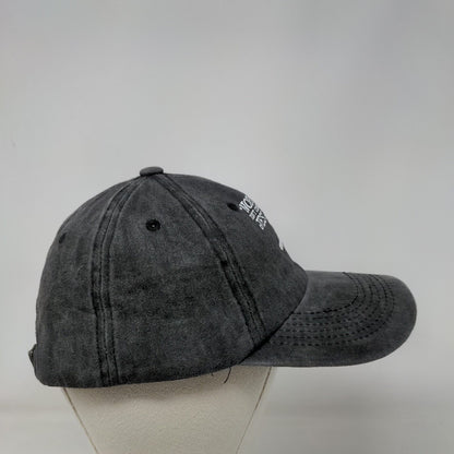 Normal Isn't Coming Back Jesus Is Slideback Hat Gray One Size Adjustable