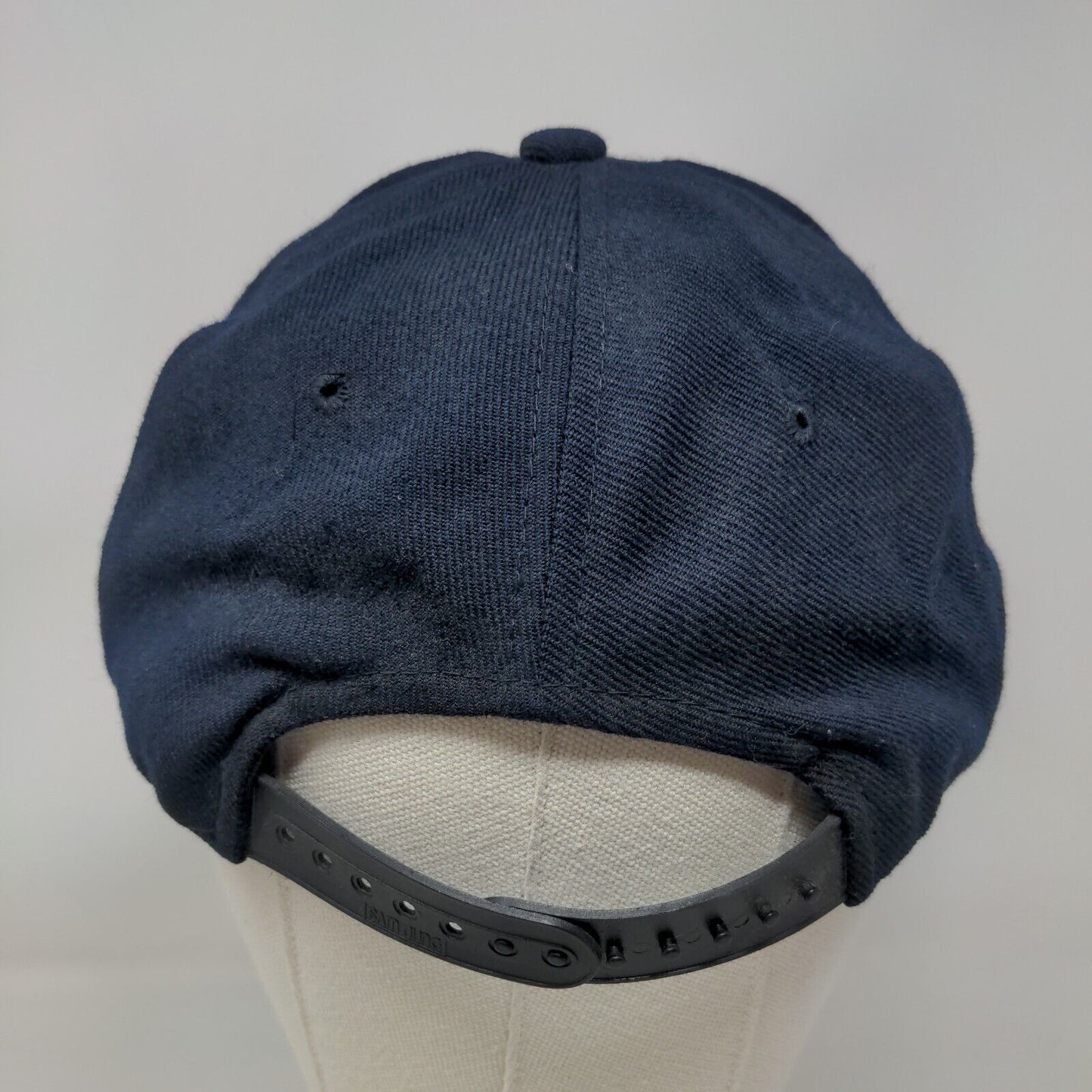 Unbranded Snapback Hat Blue OSFA Embroidered Adjustable 6 Panel