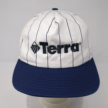 Terra Snapback Hat Multi OSFA Striped Embroidered Colorblock Vent Holes