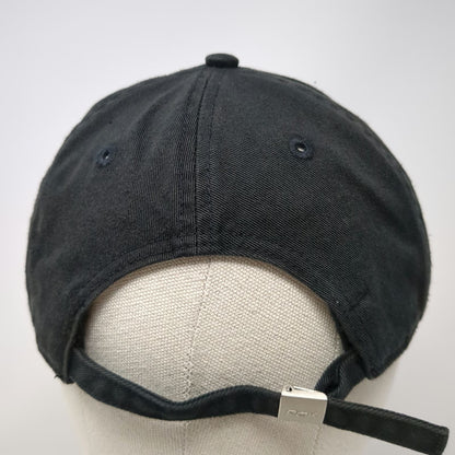 Reebok Baseball Cap Black One Size Slideback Embroidered Logo Underbrim Hat