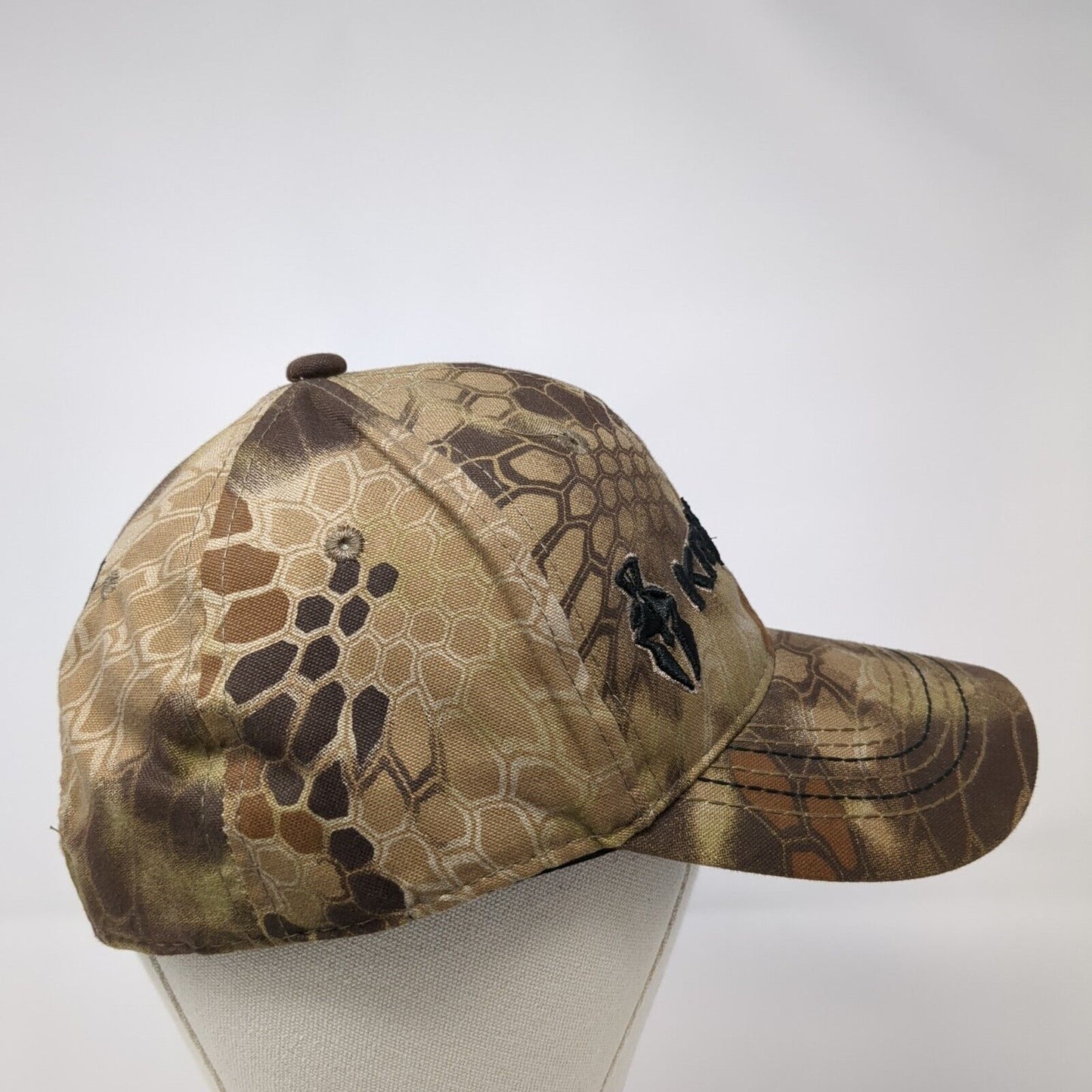 Kryptek Strapback Hat Camo One Size USA Flag 6 Panel Outdoor Cap
