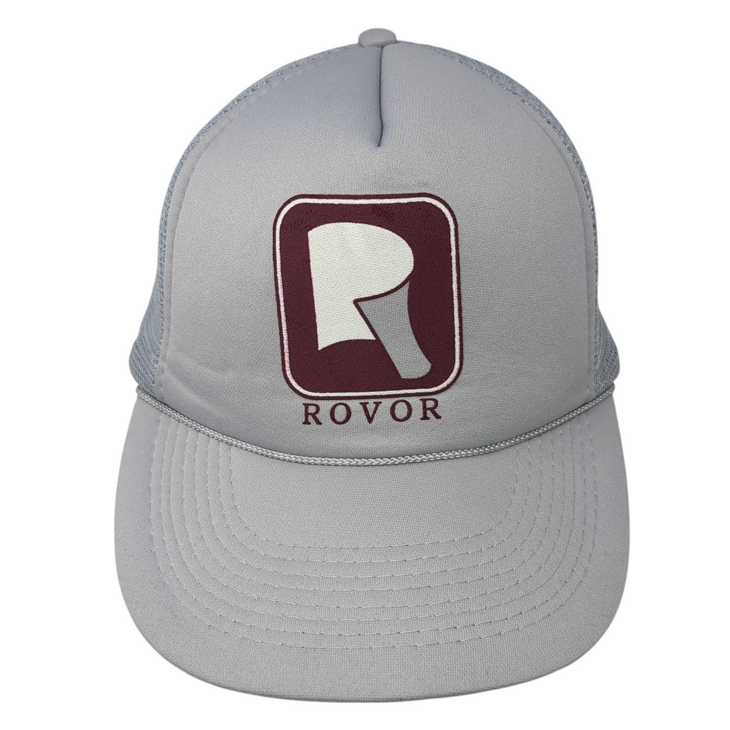 Rovor Snapback Trucker Hat Gray One Size Adjustable 6 Panel Mesh Back