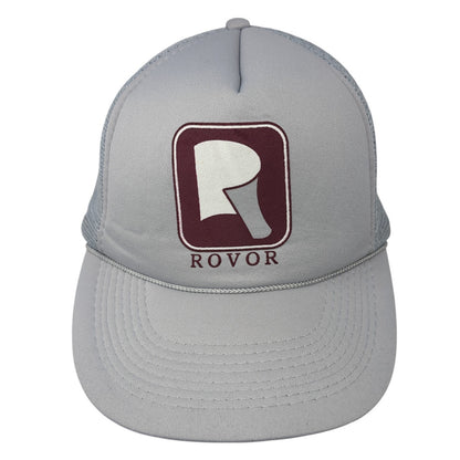 Rovor Snapback Trucker Hat Gray One Size Adjustable 6 Panel Mesh Back