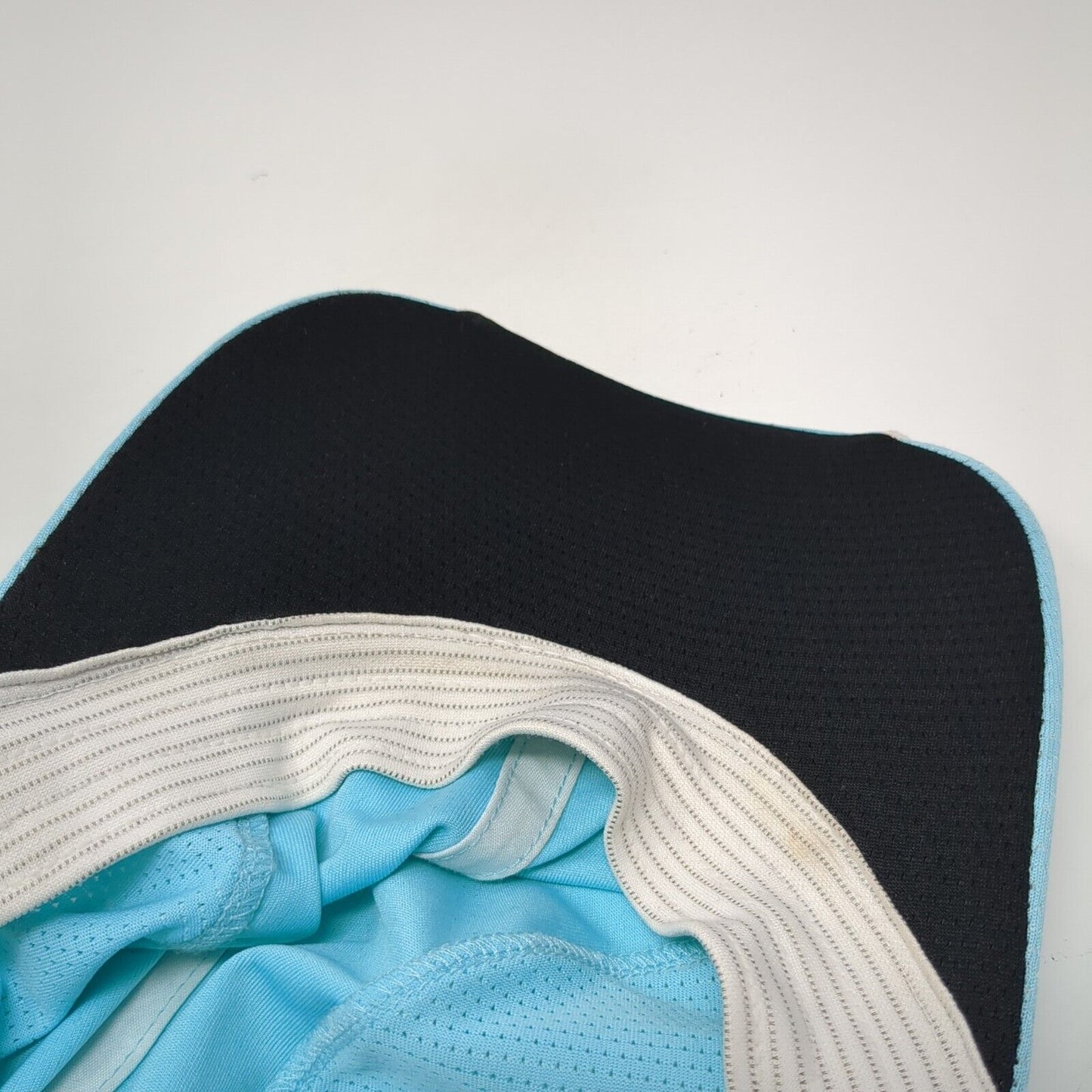 Brooks Strapback 5 Panel Cap Blue One Size Adjustable Embroidered Polyester