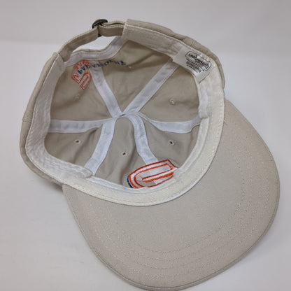 Paramount Bank Slideback Hat Tan One Size Adjustable Embroidered 6 Panel