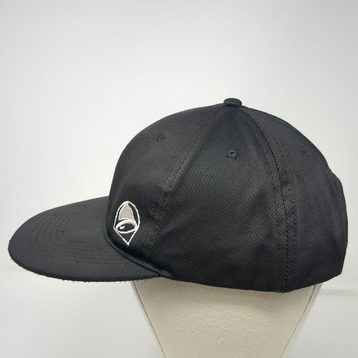 Taco Bell Snapback Black Hat One Size Embroidered Side Logo Performance Mesh