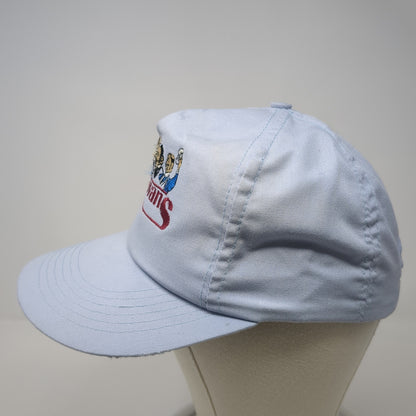 Donovans Slideback Baseball Cap Blue OS Adjustable Embroidered Pins & Patches