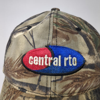 Central Rto Strapback Hat Camouflage One Size Adjustable Embroidered Realtree