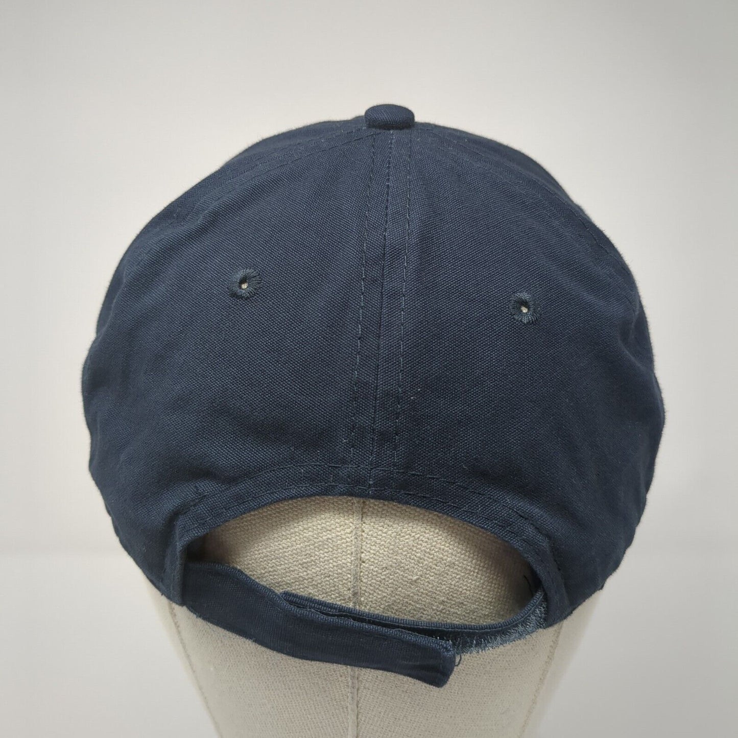 Ecco Safety Group Strapback Hat Blue OS Adjustable Embroidered Port & Company