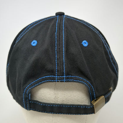 K-Products Baseball Cap Black One Size Weyerhaeuser Contrast Stitching Blue Hat