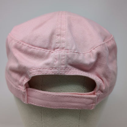 Otto Army Cap Pink One Size Strapback Lochsa Three Rivers Idaho Cotton Hat