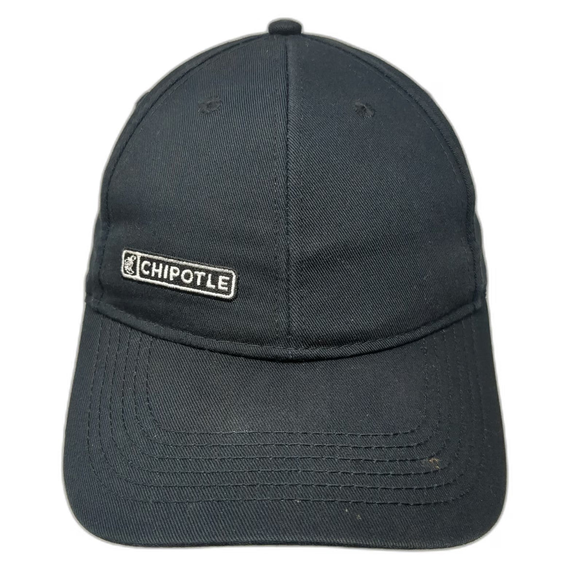 Loomstate Baseball Cap Black One Size Organic Cotton Slideback Chipotle Logo Hat