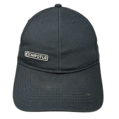 Loomstate Baseball Cap Black One Size Organic Cotton Slideback Chipotle Logo Hat