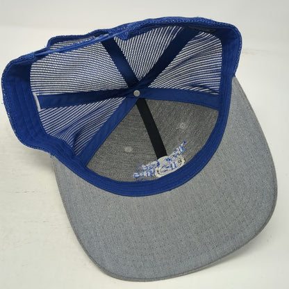 Richardson Trucker Hat Gray Blue One Size Tobias Ellis Farrier Service Snapback