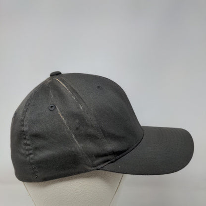 Boondockers Fitted Hat Gray S/M Embroidered Flexfit 6 Panel Port Authority
