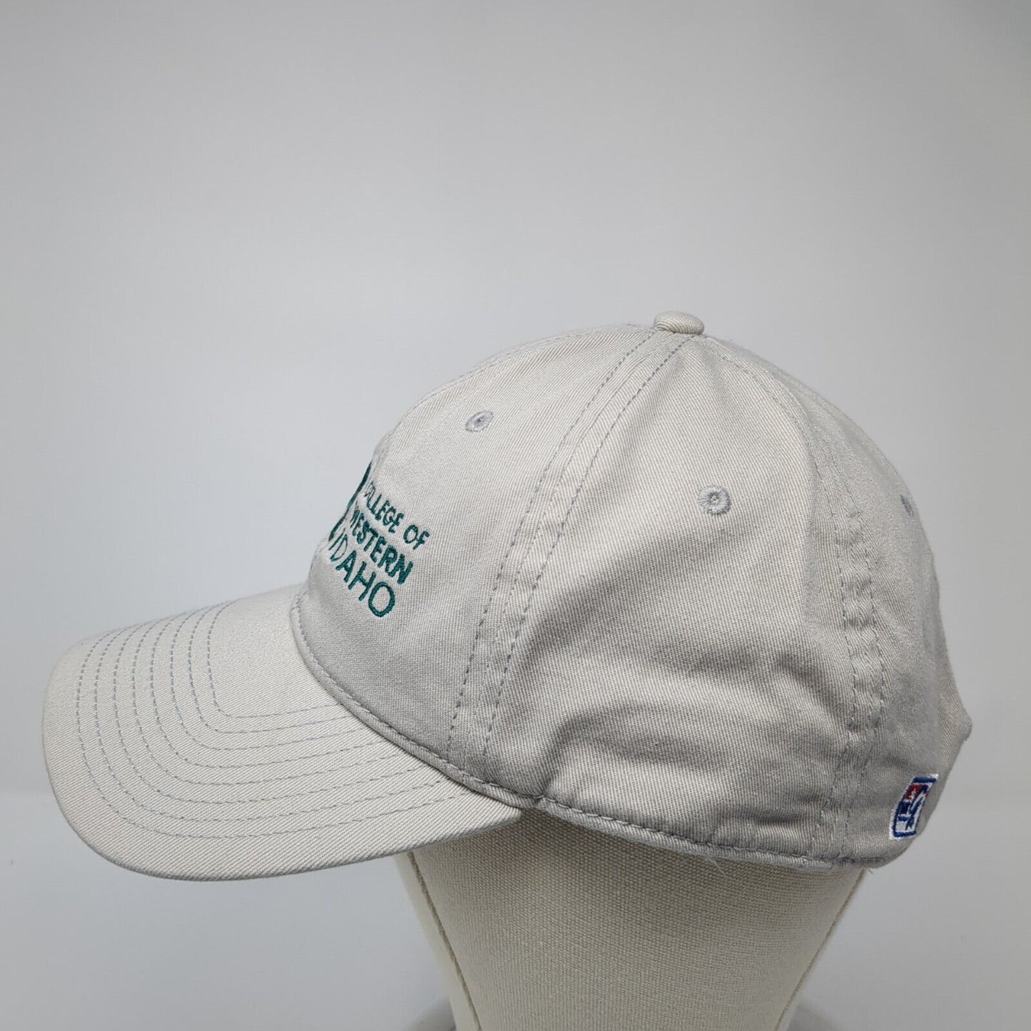 College of Western Idaho Slideback Hat Gray One Size Adjustable Solid