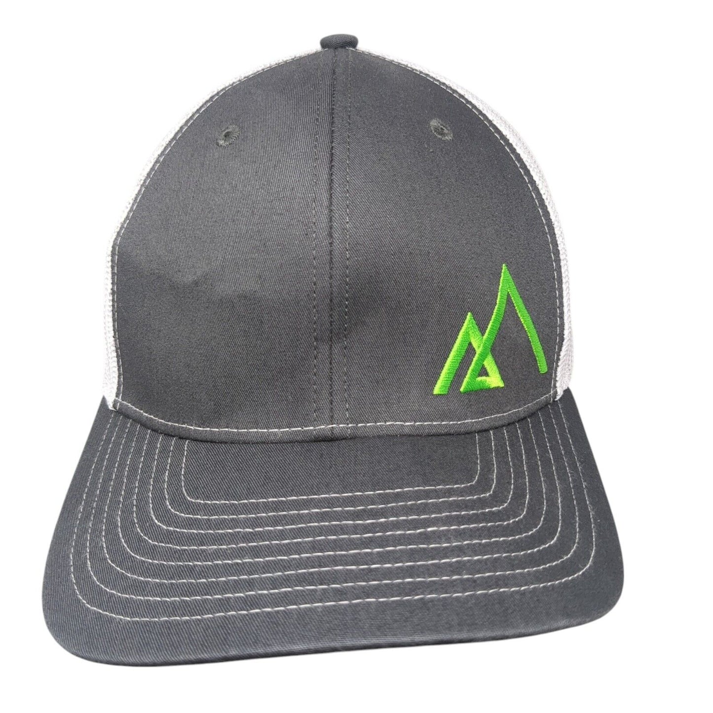 Empire Title & Escrow Snapback Trucker Hat Gray OSFA Mesh Back Colorblock