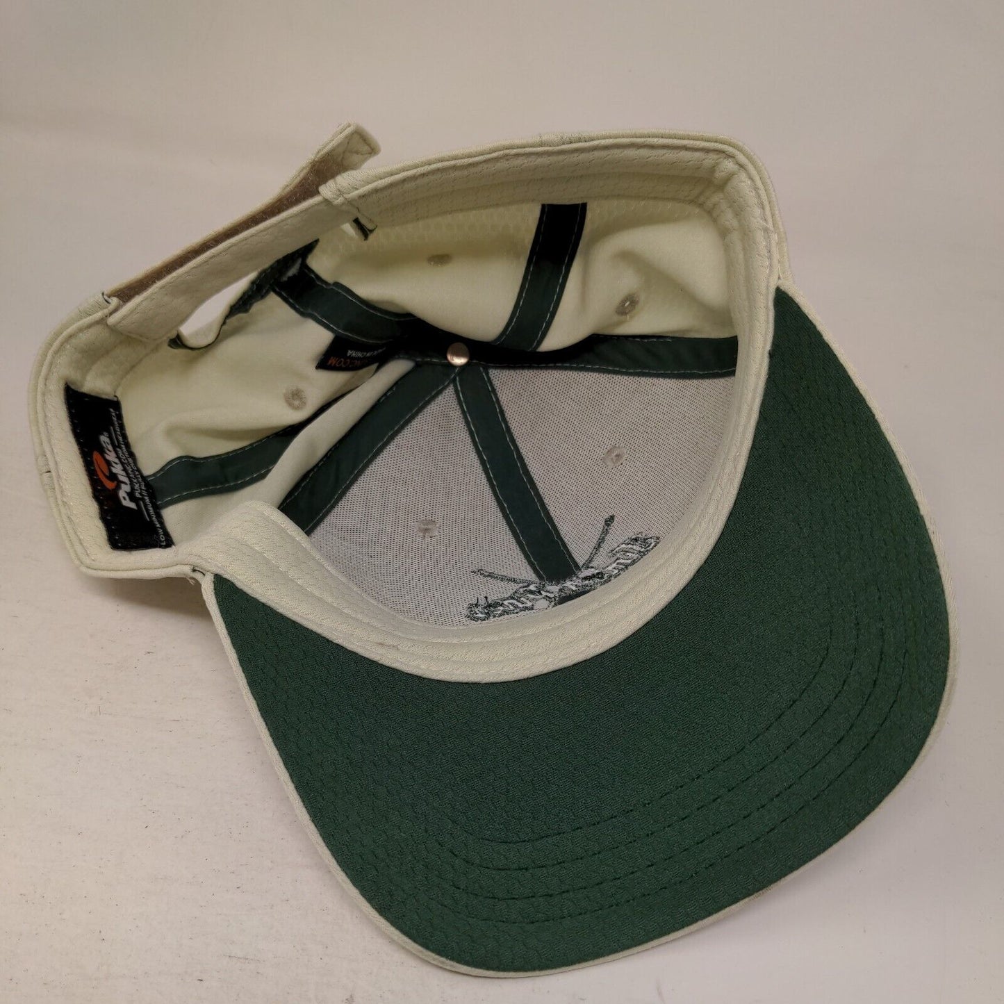 Timber Pines Golf Strapback Hat Green One Size Embroidered Pukka Inc