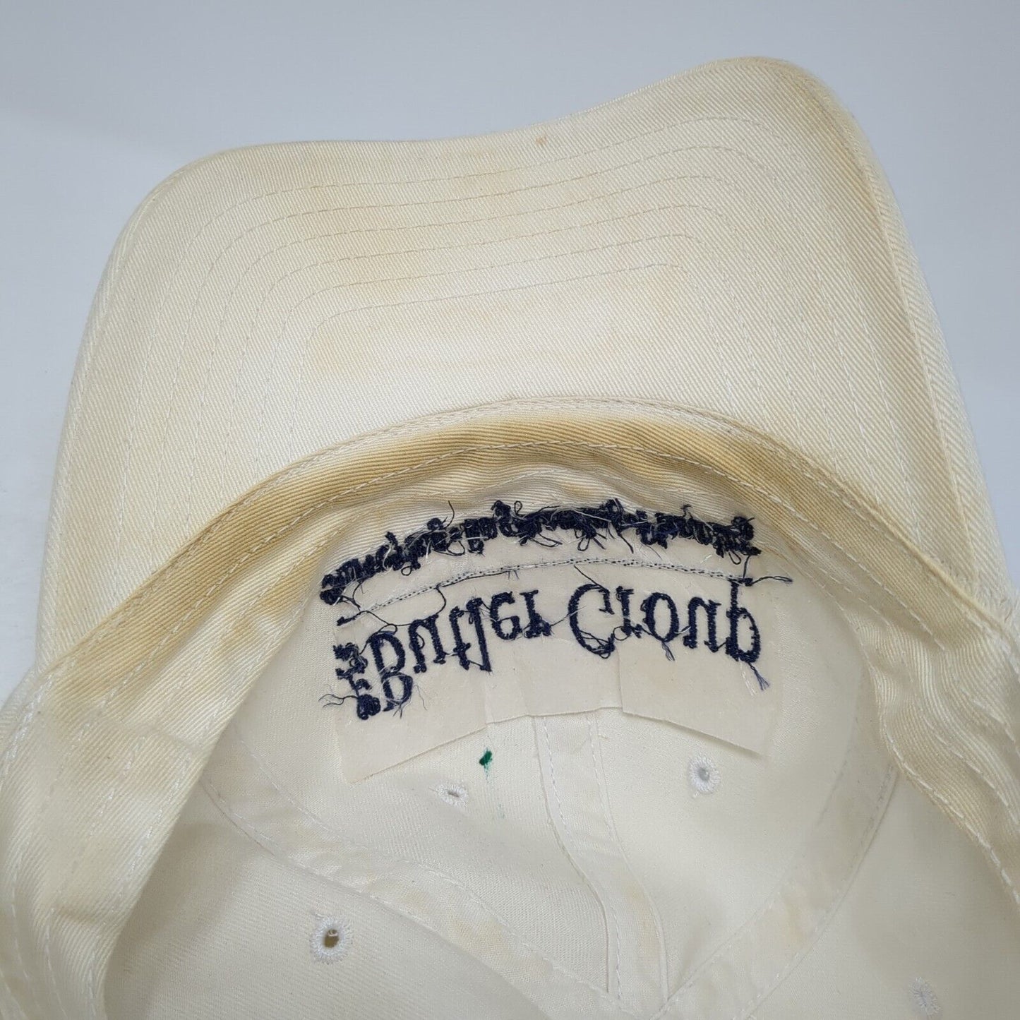 The Butler Group Slideback Hat Beige One Size Adjustable Embroidered