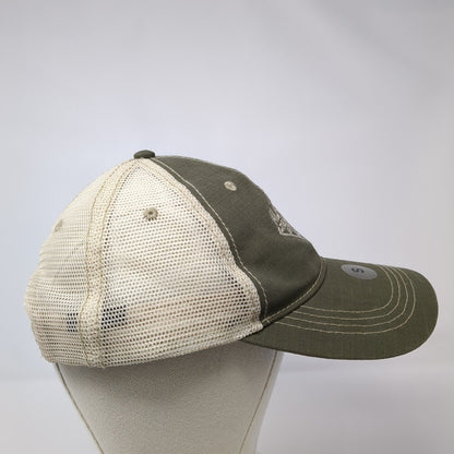 Alaska The Last Frontier Snapback Trucker Hat Green Small W/Tags