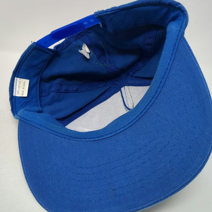 5 Panel Blue Hat One Size 3D Plush Rainbow Trout Novelty Fishing Snapback Cap