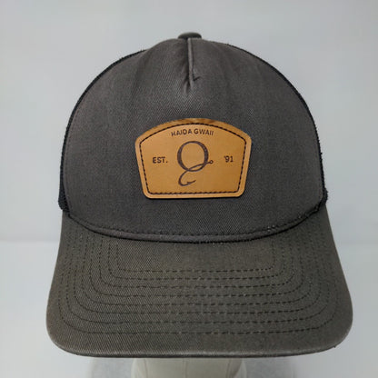 Haida Gwaii Est. 91 Snapback Trucker Hat Gray OS Adjustable Mesh Back Tristar