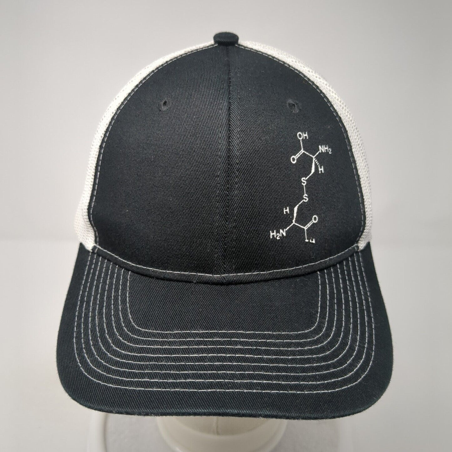 Hearts For Hadley Snapback Trucker Hat Black OS Adjustable Mesh Port Authority