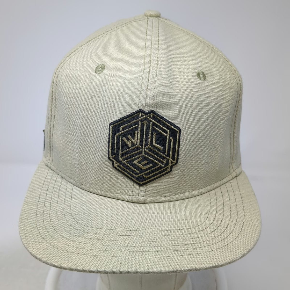Grassroots California Snapback Beige OS White Label Extracts Logo Hat