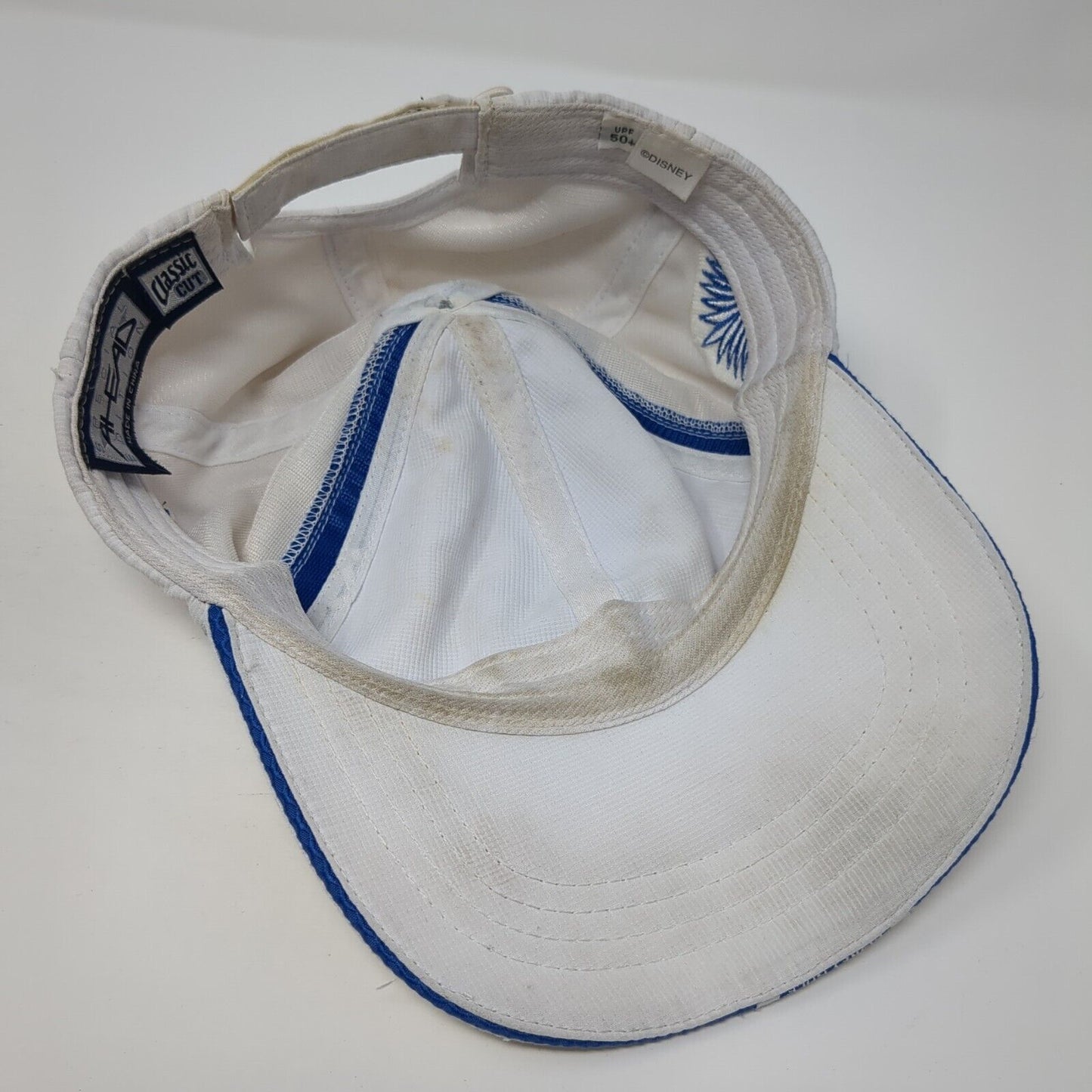 Disney's Magnolia Strapback Golf Hat White OS Adjustable Classic Cut UPF50 Ahead