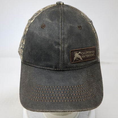 Outdoor Cap Baseball Cap Gray Camo One Size California Waterfowl Duck Patch Hat
